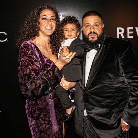 Nicole Tuck, Dj Khaled with their son, Asahd